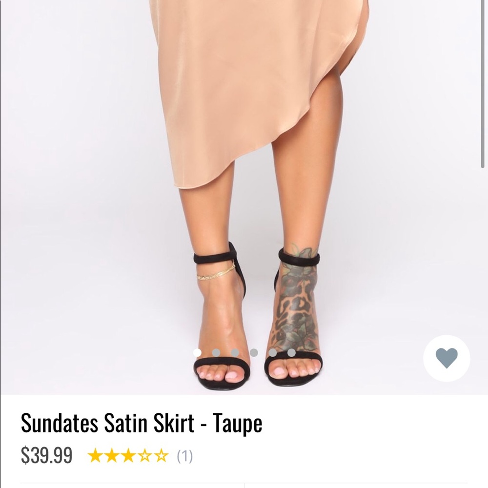 Beautiful Long Satin Skirt